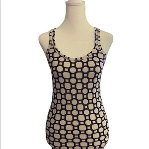 Banana Republic black and white tank top